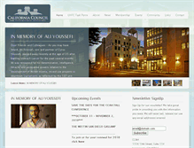 Tablet Screenshot of californiacouncil.com